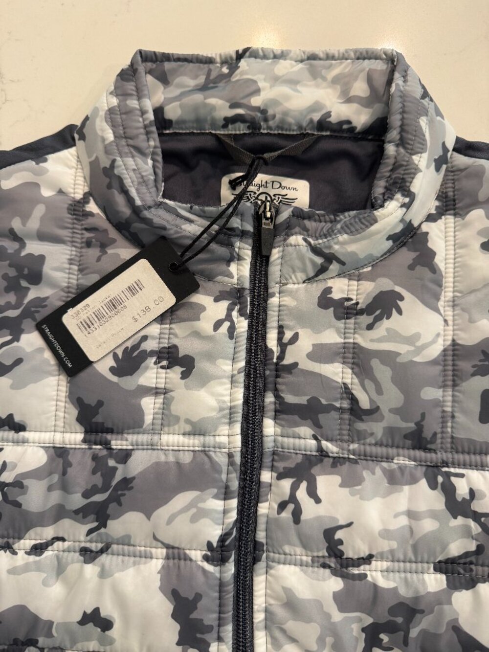 NWT Straight Down Camouflage Patton Golf Jacket XXL